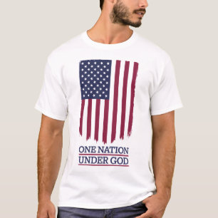 T-shirt Une nation sous Dieu