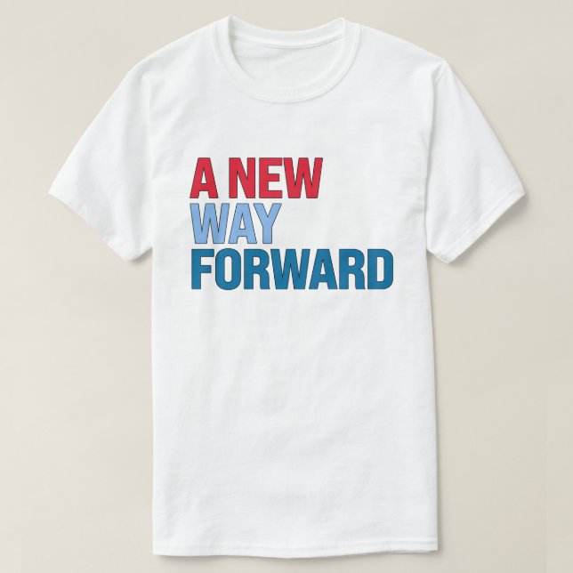 T-shirt Une nouvelle voie à suivre (Design devant)