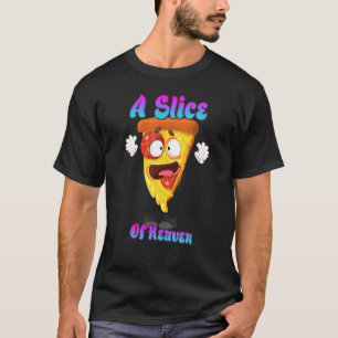 T-shirt Une Partie Du Ciel Pizza Drôle Citation Sarcastiqu