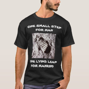 T-SHIRT UNE PETITE ÉTAPE POUR L'HOMME UN SOMMET MENSONT PO