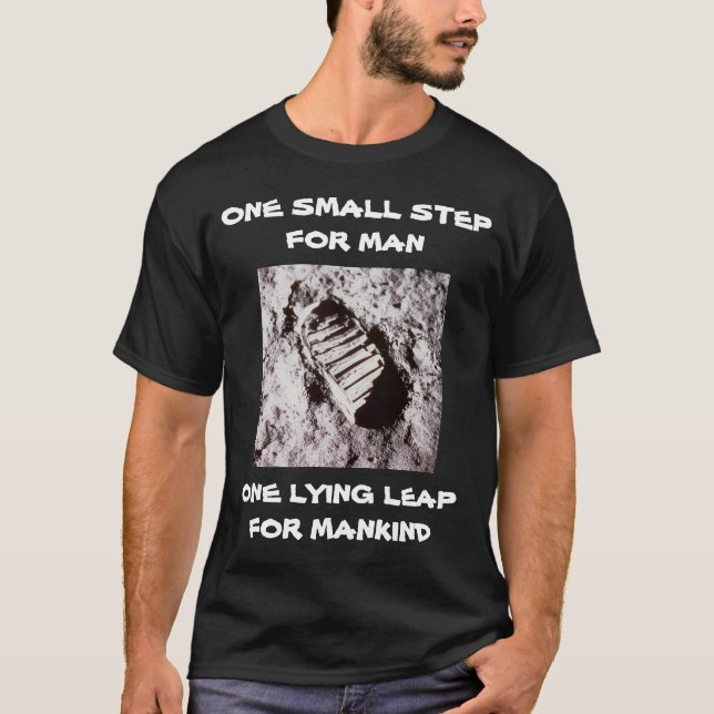 T-SHIRT UNE PETITE ÉTAPE POUR L'HOMME UN SOMMET MENSONT PO (Devant)