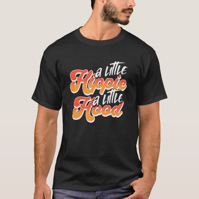 T-shirt Une Petite Hippie Un Petit Trou Hippie (Devant)