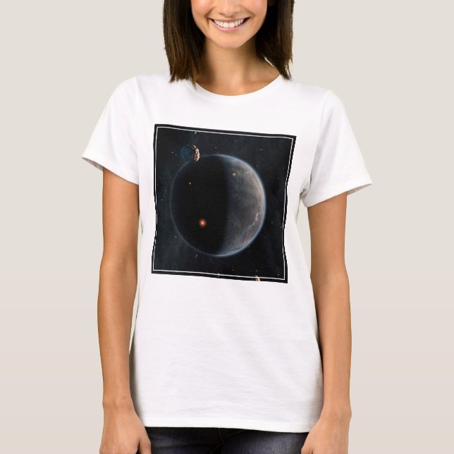 T-shirt Une Planète Comme La Terre Riche En Carbone Et Sèc (Devant)