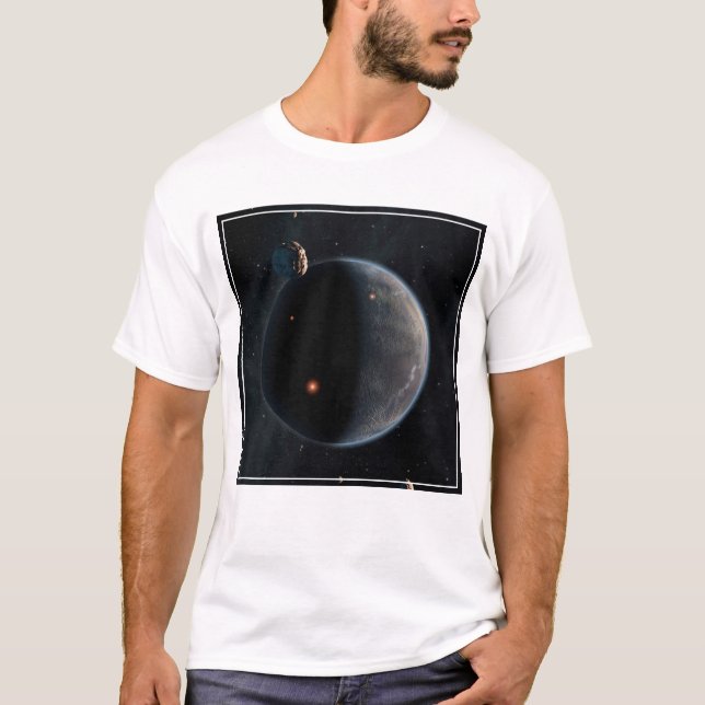 T-shirt Une Planète Comme La Terre Riche En Carbone Et Sèc (Devant)