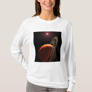 T-shirt Une planète de géant de gaz satellisant un nain