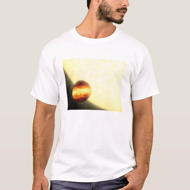 T-shirt Une planète géante du gaz en orbite très proche (Devant)