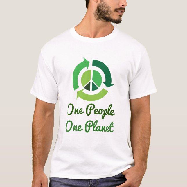 T-shirt Une planète pour un peuple (Devant)