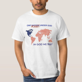 T-shirt Une planète sous Dieu
