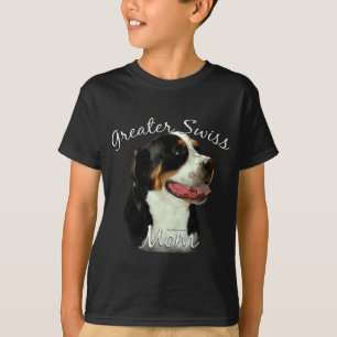 T-shirt Une plus grande maman suisse 2 de chien de