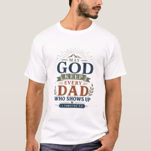 T-shirt Une prière pour chaque papa présent Citation