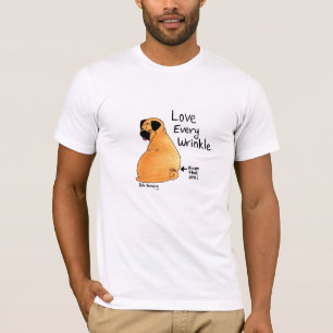 T-shirt Une ride de carlin à temps (carlin de faon)