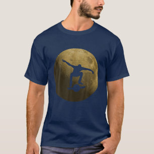 T-shirt Une Roue Flottant Dans La Lune  Ap flotteur à rou