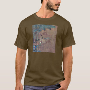 T-shirt Une sauge chinoise se reposant sous des bananiers