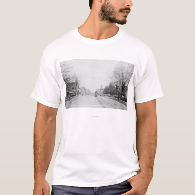 T-shirt Une scène 11 de rue (Devant)