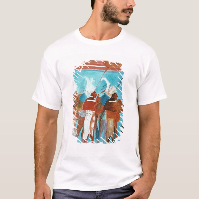 T-shirt Une scène de la vie, dépeignant des musiciens (Devant)