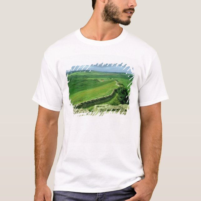 T-shirt Une section du mur de Hadrian, ANNONCE du 2ème (Devant)