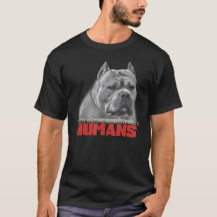 T-shirt Une Seule race dangereuse et non Pitbull Bully Dog