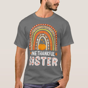 T-shirt Une Soeur Remerciée Rainbow Leopard Automne L'Auto