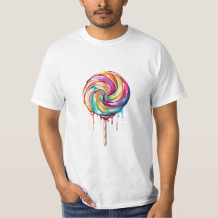 T-shirt une sucette torse fondante