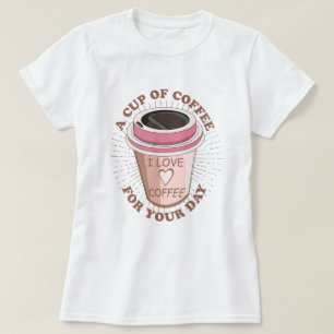 T-shirt Une tasse de café