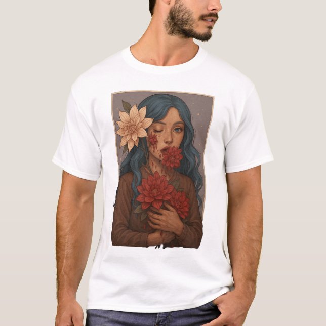 T-shirt Une tragédie en fleurs (Hanahaki) (Devant)