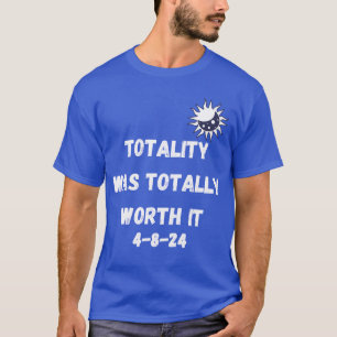 T-shirt une valeur totale deux fois dans une éclipse solai