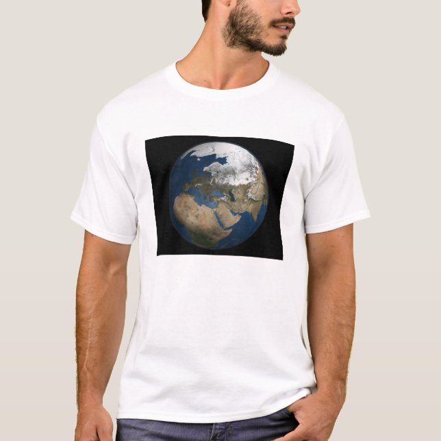 T-shirt Une vision globale de l'Europe et de la Scandinavi (Devant)