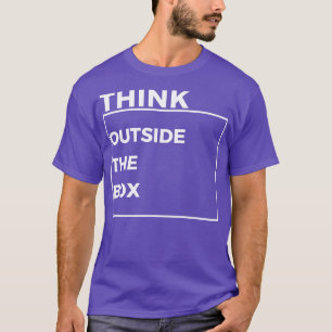 T-shirt Une vision sans limites Réfléchissez à l'extérieur