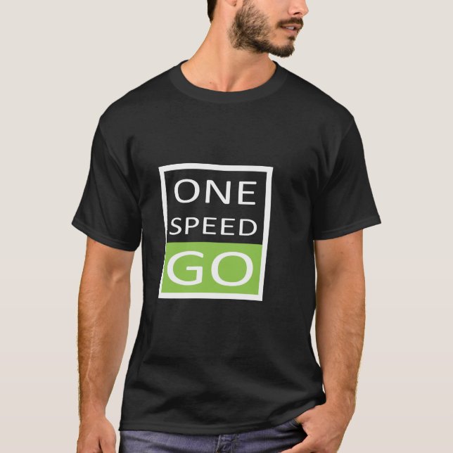 T-shirt Une vitesse DISPARAISSENT ! (Devant)