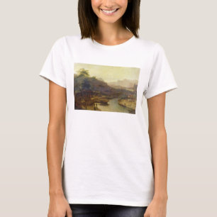 T-shirt Une vue en Chine : Cultivation de l'usine de thé,