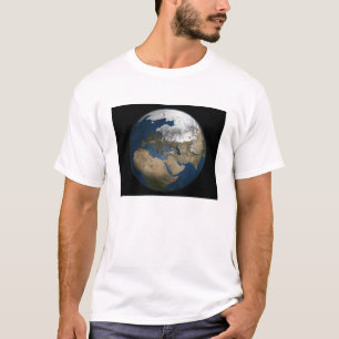 T-shirt Une vue globale au-dessus de l'Europe et de la