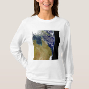 T-shirt Une vue partielle de la terre montrant l'Australie