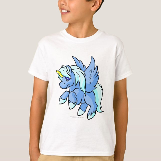 T-shirt Uni bleu (Devant)