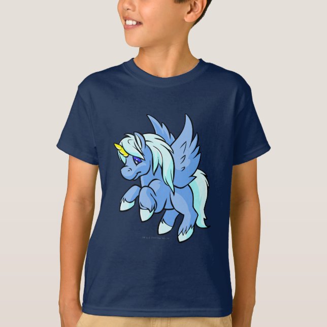 T-shirt Uni bleu (Devant)