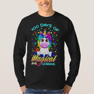 T-shirt Unicorn 100 jours Magical Learning Happy 100th Day