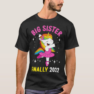 T-shirt Unicorn Big Sister Enfin 2022