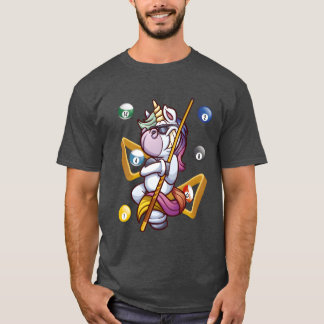 T-shirt Unicorn Billiard Cue Ball Sports family gift
