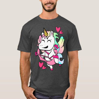 T-shirt Unicorn cupide Valentines unicorne