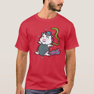 T-shirt Unicorn dancing Mythical Creature Sport family gif