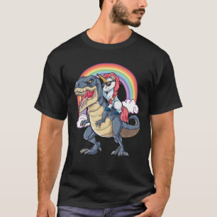 T-shirt Unicorn équitation Dinosaur T Rex Garçons Filles E