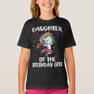 T-shirt Unicorn Fille De L'Anniversaire