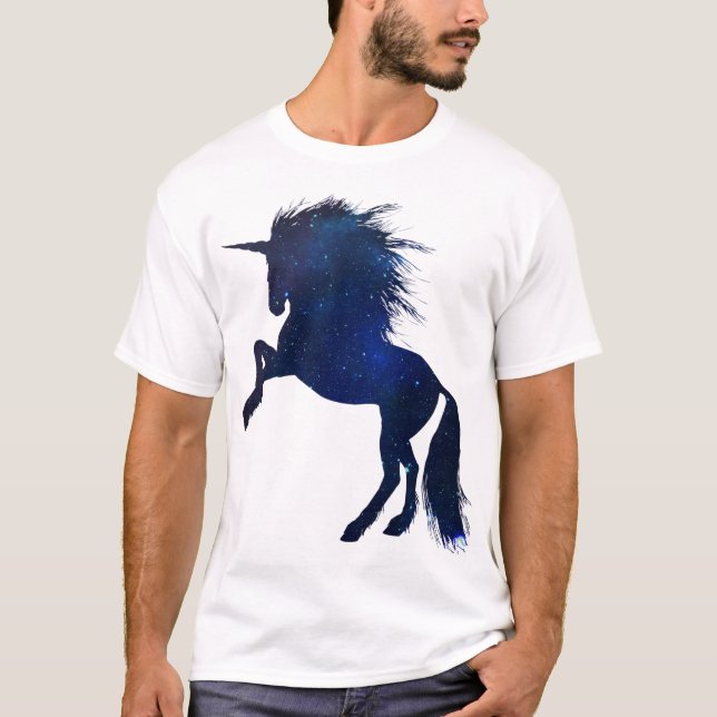T-shirt Unicorn Galaxy (Devant)