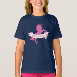 T-shirt Unicorn Girls Birthday Unicorn Lovers