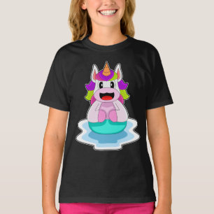 T-shirt Unicorn Natation Lifebuoy