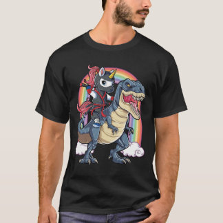T-shirt Unicorn Ninja équitation Dinosaur