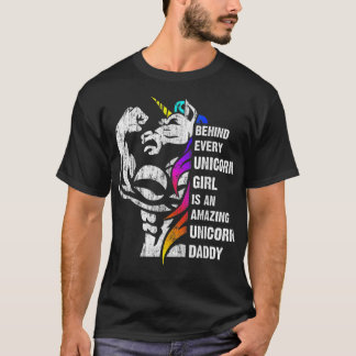 T-shirt Unicorn Papa Dadacorn Dadicorn Daddycorn Inspirati