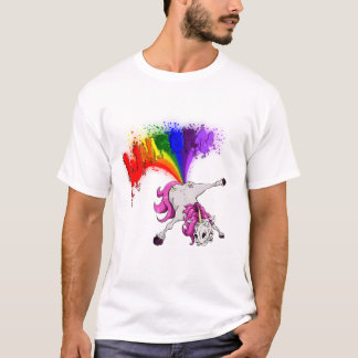 T-shirt unicorn rainbow fart