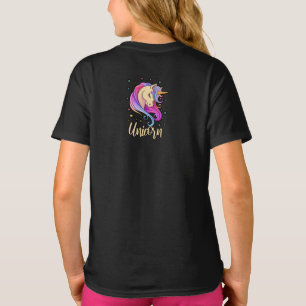 T-shirt Unicorn rêve joli chemise d'enfants arc-en-ciel