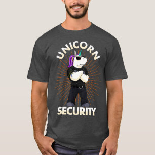 T-shirt Unicorn Sécurité Anniversaire Hommes garçons Papa