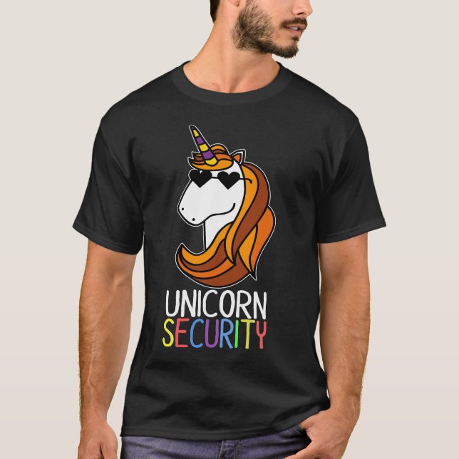 T-shirt Unicorn Sécurité Funny Facile Halloween Costume ca (Devant)